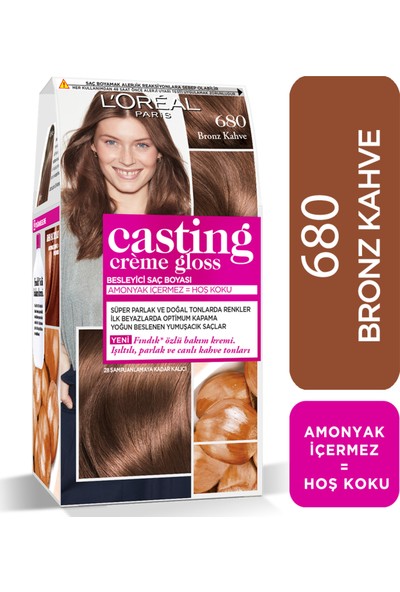 L'Oréal Paris Casting Crème Gloss Saç Boyası 680 Bronz Kahve