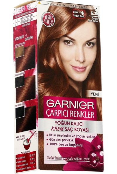 Garnier Çarpıcı Renkler 6.35 Çarpıcı Altın Kahve