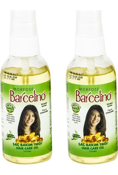 Morfose Barcelino Saç Bakım Yağı 150 ml x 2 Adet
