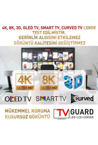 TV Guard Grundig 65 Gdu 7905B 65" 3 mm Tv Ekran Koruyucu