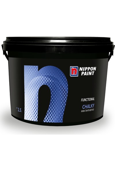 Nippon Paint Chalky Kara Tahta Boyası Siyah 2,5 lt
