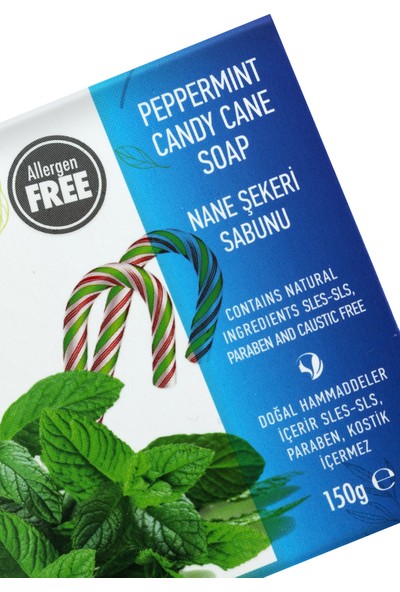 Madame Beauty Doğal Peppermint Candy Cane Sabunu 150 gr