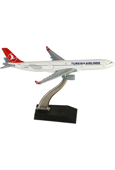 TK Collection Türk Hava Yolları 16 cm 1:400 Ölçekli A330 Metal Maket Uçak