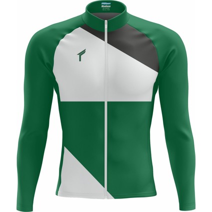 Talon Bisiklet Forması - Uzun Kollu Yeşil Beyaz