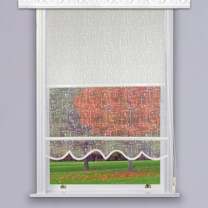 Çift Mekanizmalı Tül Stor Perde Krem MT6230 100 x 260 cm