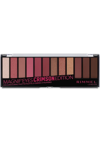 Rimmel London Magnif'eyes Crimson Edition Eye Contouring Palette 007 Crimson