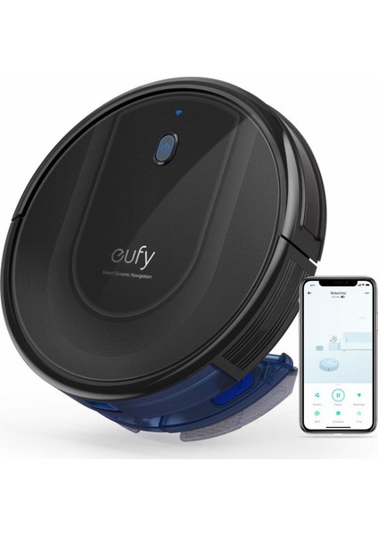 Eufy RoboVac G10 Mop Hybrid - Wi-Fi Uygulama Destekli - HEPA Filtreli Yüksek Emişli Akıllı Robot Süpürge (Anker Türkiye Garantili)