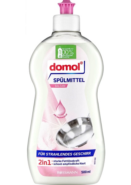 Bulaşık Deterjanı, Yağ Çözücü Konsantre, Elde Yıkama 500 ml