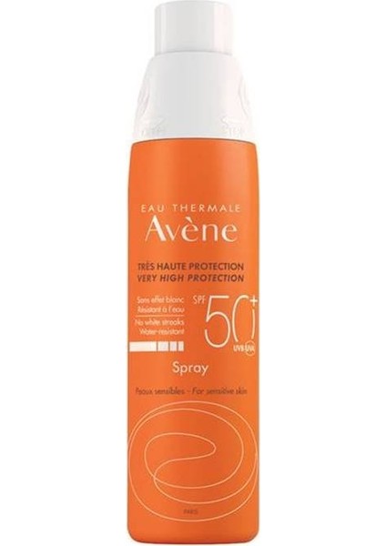 Spf 50 Faktör 200 ml Tüm Cilt Tipleri için Sprey Güneş Kremi