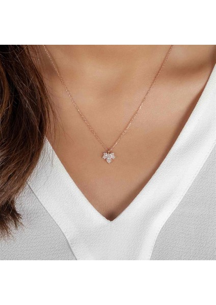 Çınar Yaprağı Tasarım Gümüş Kadın Kolye fiyatları