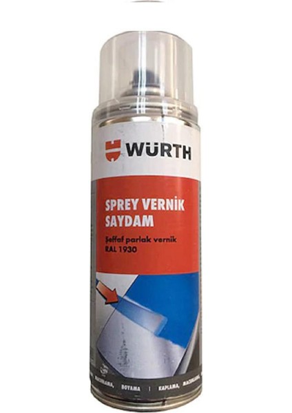 Sprey Vernik RAL1930 Saydam 400 ml (Lacquer Spray Special)