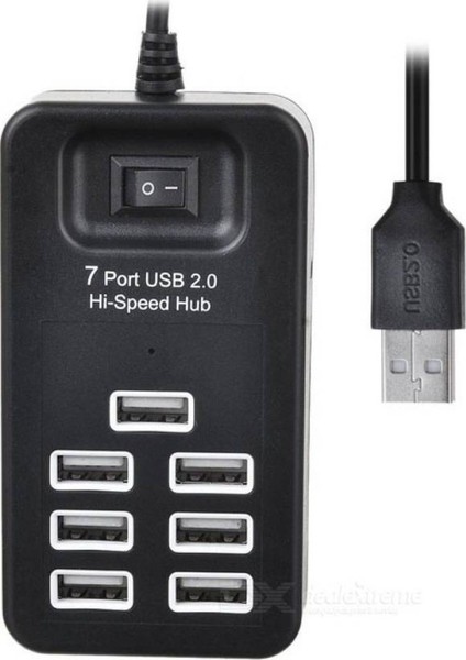 H154 USB 2.0 Hub 7 Port USB Çoklayıcı