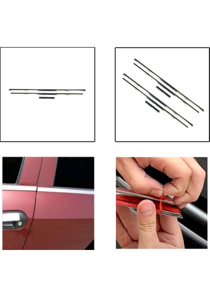 Chevrolet Lagetti Sd 2004 2011 Cam Çıtası 4 Pcs. P.çelik indirimleri