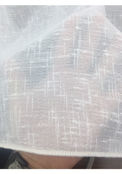 Keten Yüksek Gramajlı Düz Tül Perde 200 x 250 Normal Pile 1/2.5
