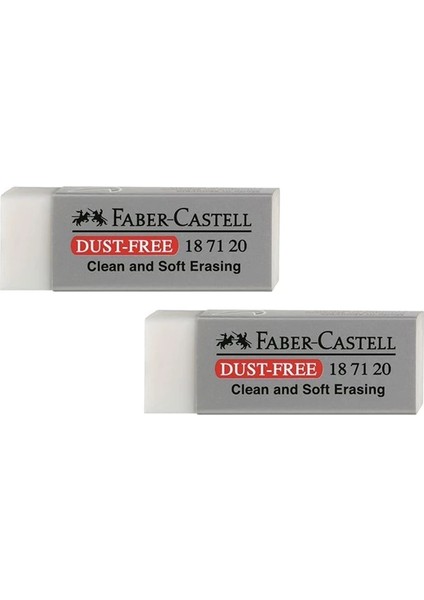 Faber Castell Dust Free Silgi No:20 2'li