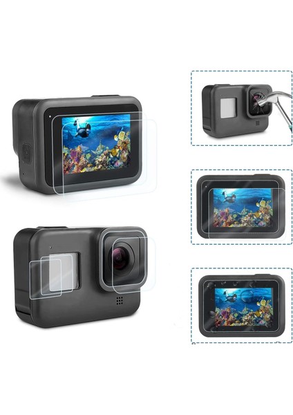 Gopro Hero 8 Başlangıç Aksesuar Seti + Taşıma Çantası