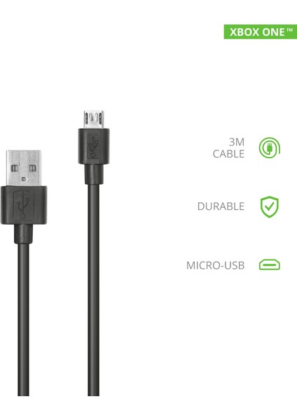23348 GXT 224X Micro-USB Charge & Play Cable for Xbox One modelleri