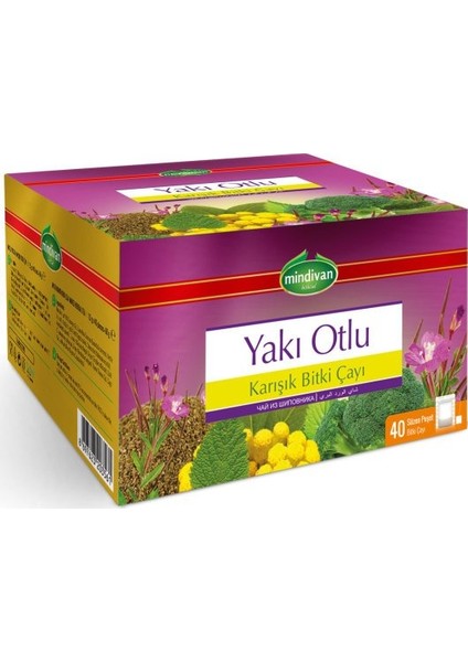 Yakı Otlu Karışık Bitki Çayı 40'lı Poşet Çay (2'li)