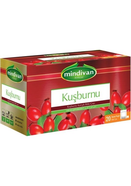 Kuşburnu Çayı 20'li Poşet Çay (2'li)