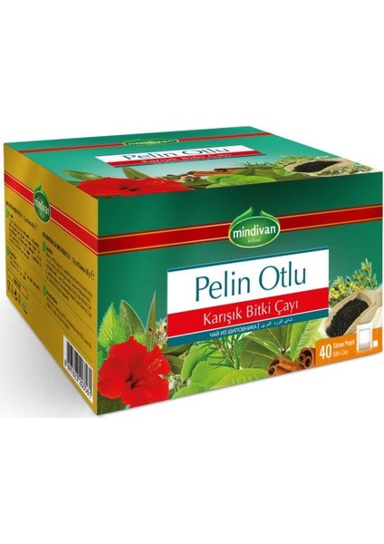 Pelin Otlu Karışık Bitki Çayı 40'lı Poşet Çay (2'li)