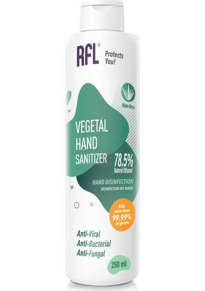 Vegetal Hand Sanitizer El Dezenfektanı 250 ml