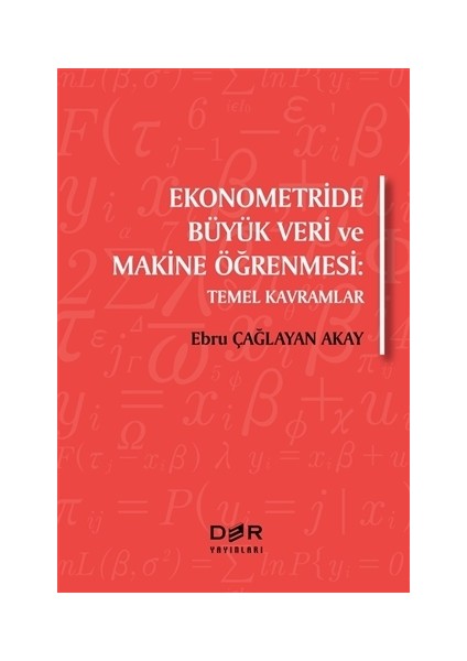 Ekonometride Büyük Veri Ve Makine Öğrenmesi - Ebru Çağlayan Akay