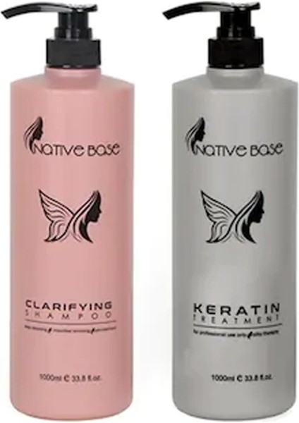 Keratin ve Arındırıcı Şampuan 1000 ml x 2 Adet