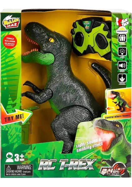 Kidztech Uzaktan Kumandalı Duman Efektli T-Rex fırsatları