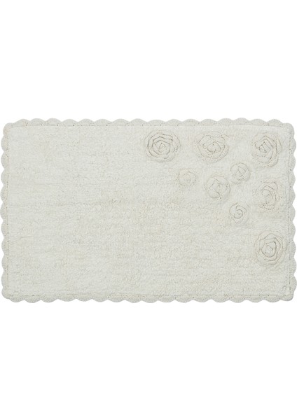 Mikasa Mks 03 Beyaz Bej Yumuşak Dokulu Halı Kilim Salon Koridor Yolluk Dokuma Makine Halısı