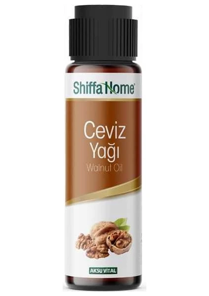 Shiffa Home  Ceviz Yağı 50 ml Cam Şişe Soğuk Pres Ceviz Yağı