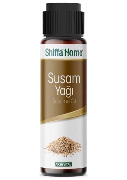 Shiffa Home  Susam Yağı 50 ml Cam Şişe Soğuk Pres Susam Yağı