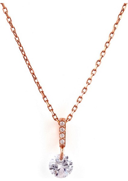 Tektaş Minimal Gümüş Kadın Kolye