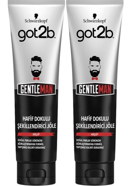 Gentleman Hafif Doku Şekillendirici Jöle x 2 Adet