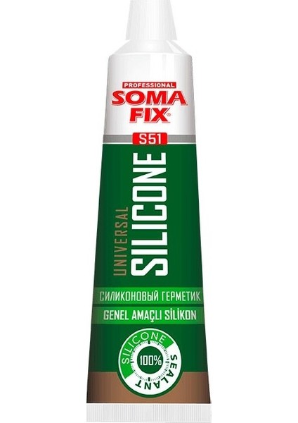 Şeffaf Tüp Silikon 50 ml