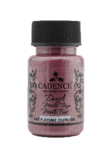 157 Vişne Çürüğü Renginde Metalik Boya 50 ml