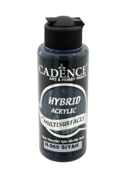 0002 Siyah Su Bazlı Akrilik Boya 120 ml