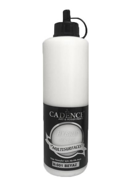 H-001 Beyaz Renginde Akrilik Boya 500 ml