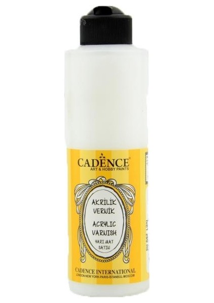 Akrilik Vernik 120 ml Yarı Mat