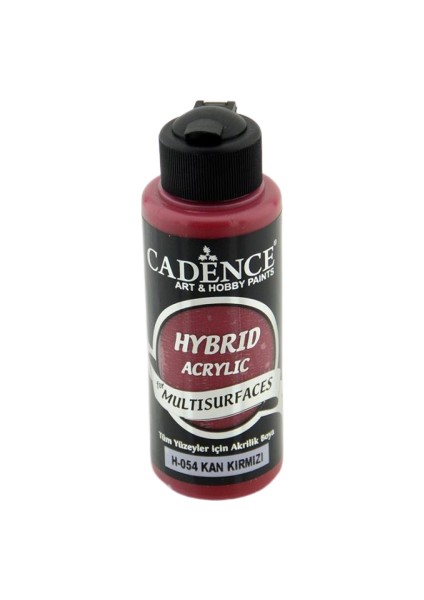 H-054 Kan Kırmızı Renk Hybrid Akrilik Multisurface 120 ml
