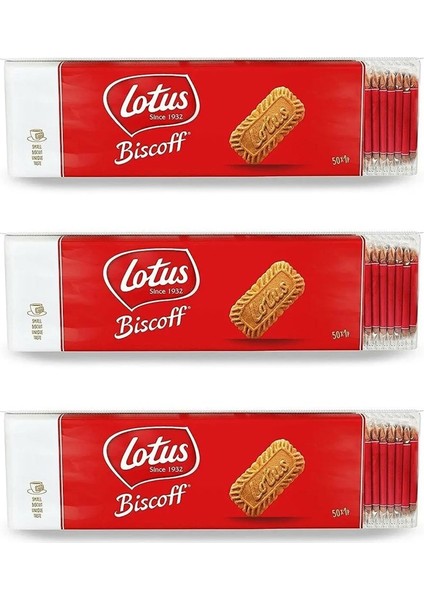 Biscoff Karamelli Bisküvi 25'li 3 Paket