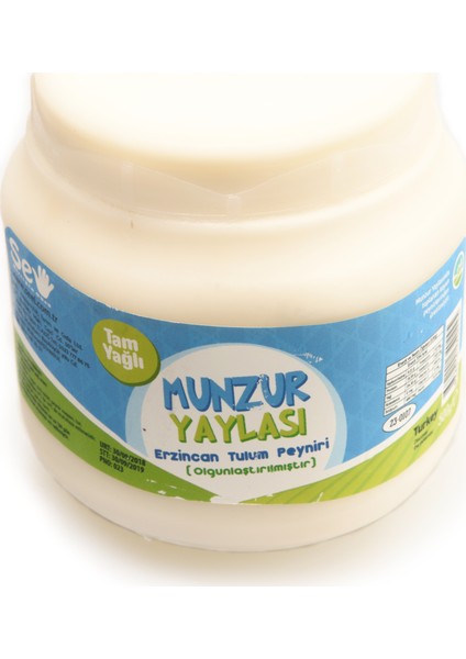 Munzur Yaylası Erzincan Tulum Peyniri 500 gr Bidon fiyatları