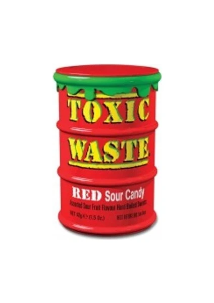 Toxic Waste Red Sour Candy 42 gr