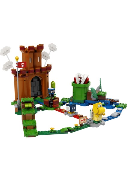 ® Super Mario# 71362 Muhafızlı Kale Ek Macera Seti Yapım Seti Yaratıcı Çocuklar için Koleksiyonluk Oyuncak (468 Parça)