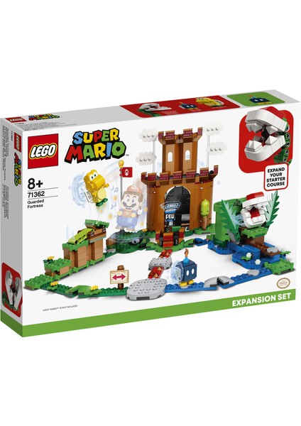 ® Super Mario# 71362 Muhafızlı Kale Ek Macera Seti Yapım Seti Yaratıcı Çocuklar için Koleksiyonluk Oyuncak (468 Parça)
