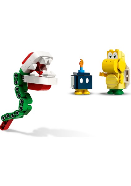 ® Super Mario# 71362 Muhafızlı Kale Ek Macera Seti Yapım Seti Yaratıcı Çocuklar için Koleksiyonluk Oyuncak (468 Parça)