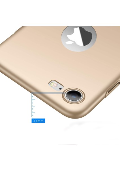 Apple iPhone 6S Plus Kılıf Ultra İnce Renkli Silikon Kapak Rose Gold