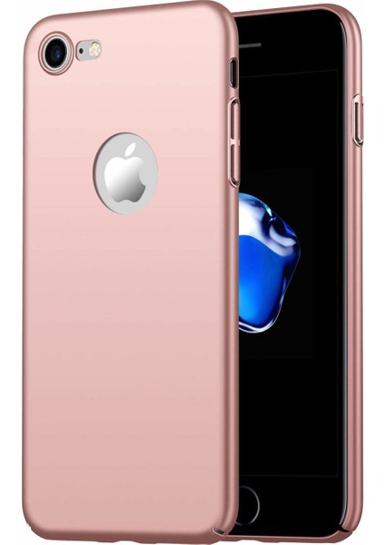 Apple iPhone 6S Plus Kılıf Ultra İnce Renkli Silikon Kapak Rose Gold