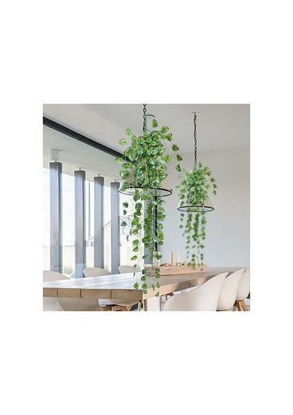 Yapay Sarmaşık 9 Dal Yeşil Beyaz Hedera Yapay Çiçek fiyatları