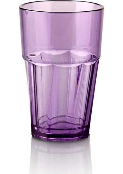 Kırılmaz Bardak - Mor 400 ml - 6 Adet
