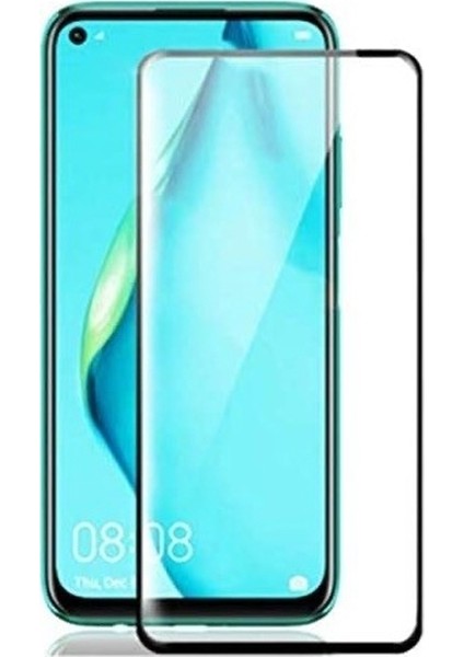 Huawei P40 Lite E Full Kapatan Renkli Tam Koruma Siyah